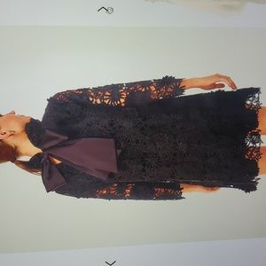 Tuckernuck black guipure lace Daphne dress